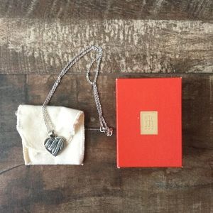 James Avery the Heart Remembers pendant and chain